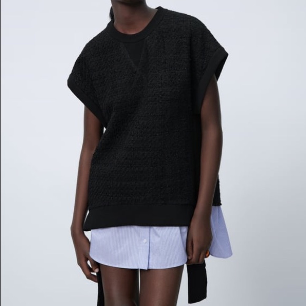 Zara layered dress XS